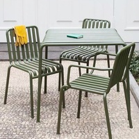 Maison Table À Manger Ensemble Hôtel Restaurant En Acier Commercial Café Thé Table D'appoint En Métal Jambes Mobilier De Jardin Moderne