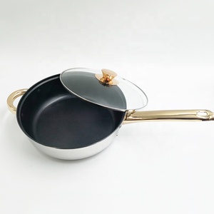 จีนขายส่งเครื่องครัวผู้ผลิตไม่ติดกระทะสแตนเลสชุดเครื่องครัว - Product Image 2