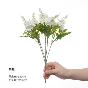 5-Kopf Phoenix Tail Orchid High-End künstliche Blumen arrangement geometrische Verzierung für Desktop-Dekoration dekorative Objekte - Product Image 6