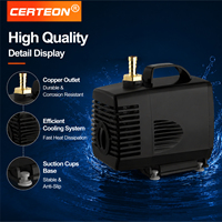 Mini pompe submersible 220V silencieuse pour refroidissement laser CNC avec débit réglable système circulation pompe à eau