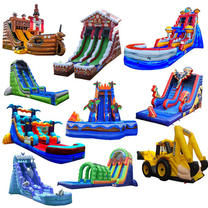 Tobogán Inflable Gigante de PVC para Niños, Castillo Inflable, Tobogán Seco, Tobogán Acuático - Product Image 5