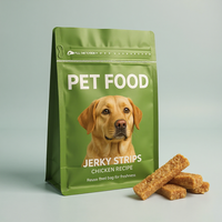 Sacs en aluminium personnalisés OEM de 500g, 1kg, 2kg, 5kg pour aliments pour animaux de compagnie (chiens et chats) avec fermeture éclair et scellage huit côtés