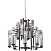 Lustre rectangulaire vintage style industriel à filament, suspension noire, luminaires suspendus et suspensions