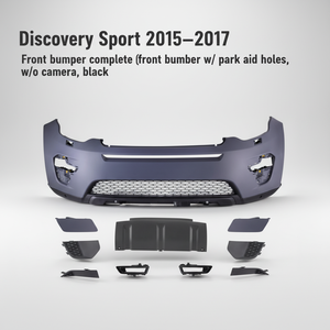 CU0772281-B Accessoire OEM ODM Pare-chocs avant de voiture avec trous pour capteurs d'aide au stationnement, sans caméra, apprêté pour Land Rover <span class=keywords><strong>DISCOVERY</strong></span> <span class=keywords><strong>SPORT</strong></span> 2015-2017 - Product Image 1