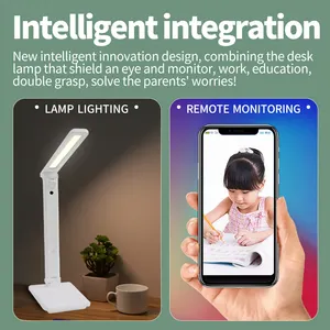 High Definition Illumination Intelligent Two-way Call Gift Study Companion Desk Lamp Camera Smart Phone APP Remote View < 10x