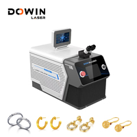 Mesin Las Laser Perhiasan Profesional Mini Desktop 150W 200W CCD YAG untuk Perbaikan Emas, Perak, Jam Tangan, dan Gigi Tiruan
