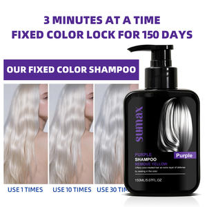 SUMAX 150ml Bouteille de presse noire Shampooing fixant et protégeant la couleur de la couleur - Product Image 3