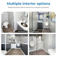 Rimorchio Bagno Premium a 6 Postazioni con Doppio Ingresso e Interni Spaziosi per Matrimoni, Feste ed Eventi all'Aperto di Alta Gamma