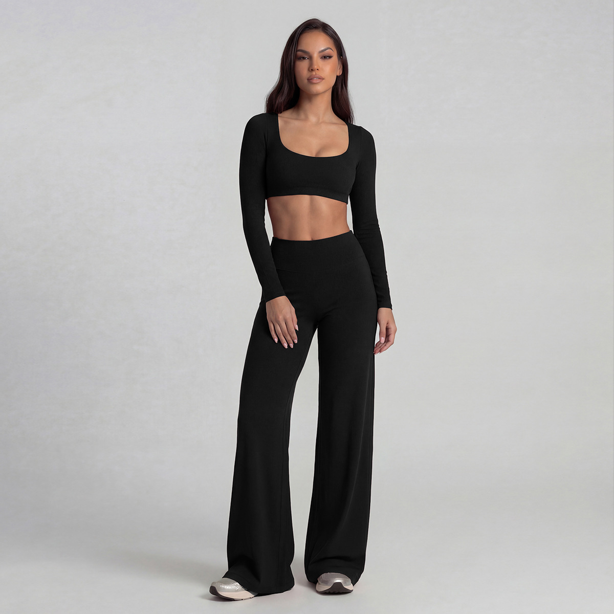 Completo pantalone a gamba dritta - nero