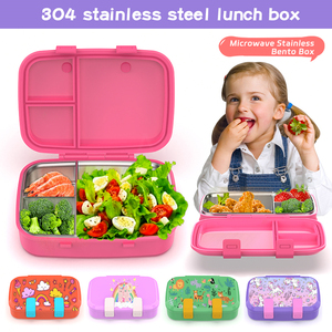 Aohea ODM Boîte à lunch portable de nouvelle conception, compartiments pour l'école, sans BPA, en acier inoxydable - Product Image 2