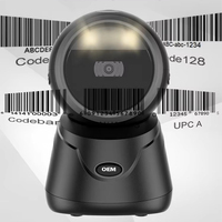 Lector de Códigos de Barras USB Mini Norgee, Escáner QR 2D para Supermercados
