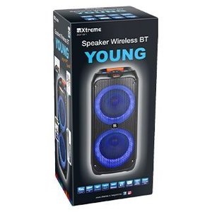 Ensemble karaoké YOUNG (Ricaricabile) Noir 25W 33181 Bluetooth USB, Mini-Jack 3,5mm, Lecteur de cartes - Product Image 3