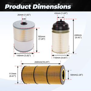 Filtro de aceite para camión FS19915 PF9908 P551005 P551063 para vehículos pesados, piezas de repuesto - Product Image 4