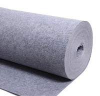 Tissu non tissé en feutre de polyester à aiguille industrielle, personnalisé en usine, en rouleau, pour la décoration automobile, tissu de feutre pour voiture, vente chaude
