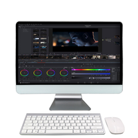 Ordinateur de bureau Qihui 18,5'' 21,5'' 23,6'' 27'' Core i5 10e génération avec Office Gaming Business Tout-en-un PC LED