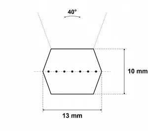 สายพานคู่วีเคฟลาร์ขนาด 1/2"x74" สำหรับเครื่องตัดหญ้าและรถแทรกเตอร์ ใช้แทนรุ่น 7022252YP 1001223 710232 P138710232 22252 265-199 1-8236 - Product Image 3