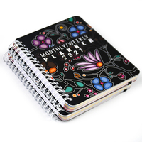 Service d'impression de planificateurs personnalisés : Carnet d'agenda hebdomadaire et mensuel à spirale, fabrication de journaux à double reliure métallique