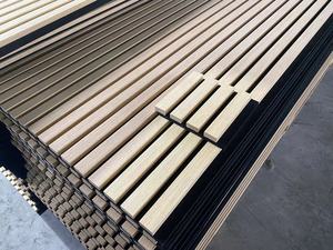 Équipement de studio de musique 3d carreaux muraux panneau panneau mural mdf insonorisé panneaux muraux à lattes de bois panneaux acoustiques de placage akupanel - Product Image 2