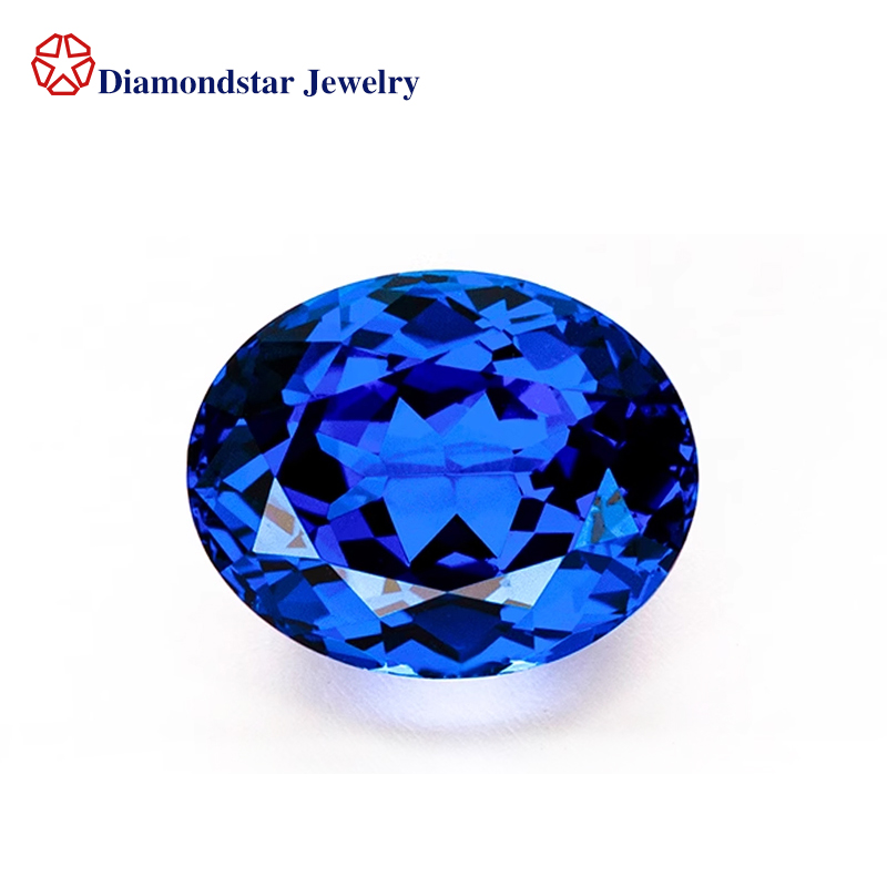 AGL Certified Royal blue lab sapphire 1carat 2carat 5mm Loose sapphire wholesale Jewelry Gemstones Blue Gems Lab Grown Sapphire