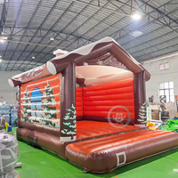 Château gonflable de Noël Castillo Inflable De Grande 6x4 m