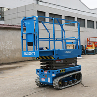 Plateforme élévatrice de type ciseaux pour travaux en hauteur, plateforme de construction en altitude, adaptée à diverses surfaces routières