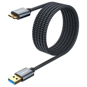 Cable USB 3.0 SUNGUY de 0.3m 0.5m, Listo para Enviar, Cable de Carga Rápida Flexible, Material Trenzado, Ecológico - Product Image 6