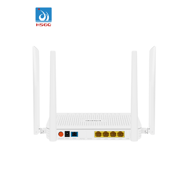 HSGQ-X400AXF WiFi6 AX3000 4GE 2.4G&5G Dual Band WiFi High Speed XPON ONU ONT