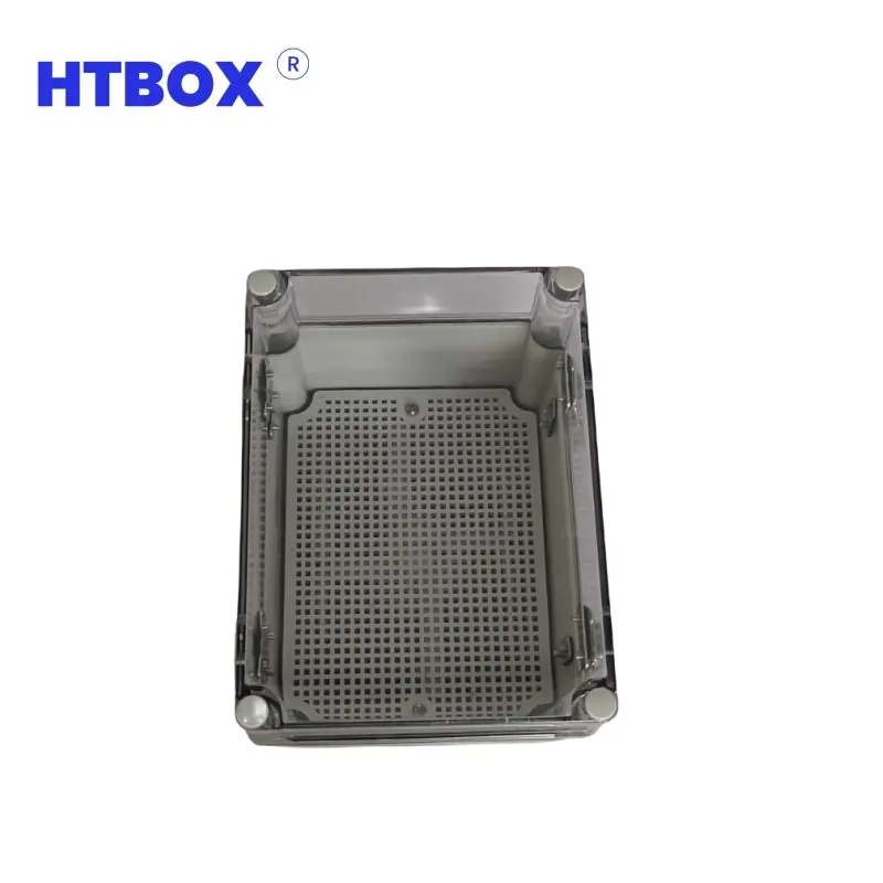 Nhà Máy Giá 150x200x130 mét trong suốt UV bảo vệ nhựa bản lề điện không thấm nước IP66 Hộp nối Hộp thiết bị đầu cuối