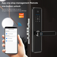 Cerradura Inteligente WiFi Tuya con Cámara de Visión Nocturna, Lector de Huellas Dactilares Semiautomático, Tarjeta RFID, Video en Tiempo Real, Intercomunicador, Sistema en la Nube para el Hogar