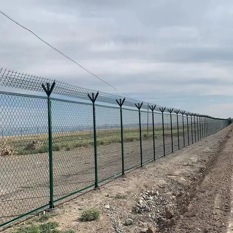 Entegre çit ve Alarm dedektörleri ile sınır çevre güvenlik saldırı algılama çit Alarm sistemi