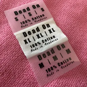 cheap price washable neck heat transfer label,free design thermal transfer size label for collar