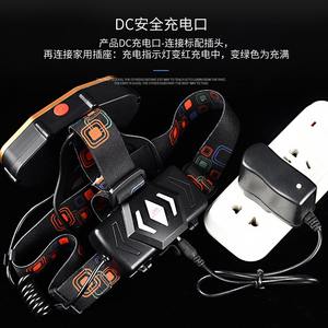 Linterna frontal recargable Cross Border 7Led 1Cob de 4200 mAh, impermeable, para senderismo, camping, ciclismo, pesca y uso nocturno. - Product Image 5