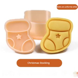 Utensilios para Hornear, <span class=keywords><strong>Serie</strong></span> Navideña, Cortadores de Galletas con Estampados de Dibujos Animados, Agregan un Toque Especial a sus Celebraciones de <span class=keywords><strong>Temporada</strong></span> - Product Image 3