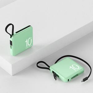 Petit chargeur portable PD22.5W 10000Mah avec câble intégré, batterie externe universelle rechargeable 5000mAh pour téléphone portable - Product Image 3