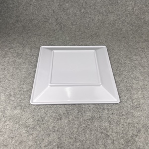 10,25 pulgadas Hotel <span class=keywords><strong>melamina</strong></span> cuadrado banquete cantina restaurante plato para servir buena calidad 100% <span class=keywords><strong>melamina</strong></span> BPA libre - Product Image 3