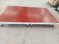 Scène mobile pour événements, en aluminium, de haute qualité, portable, vente chaude, plateforme de scène réglable OEM pour événements en plein air, concerts