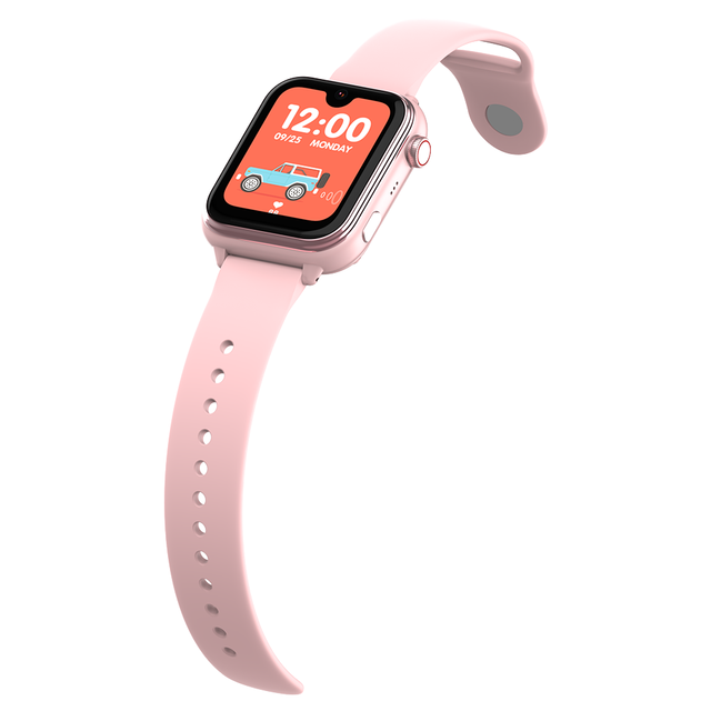 4G Children's Square IPS Waterproof Watch 4 Days Battery Life Low Radiation Design GPS Tracker SOS SIM Card Health Android Watch