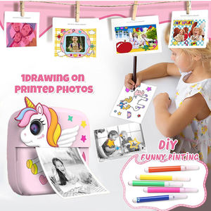 Fotocamera Wireless HD per Bambini con <span class=keywords><strong>Stampa</strong></span> Istantanea, Stampante Fotografica Portatile Professionale Mini con Memoria Integrata da 32GB e Schermo da 2,4 Pollici - Product Image 3