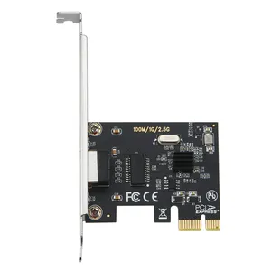 Adattatore di rete PCIe 2.5G Realtek RTL8125B PCI Express Diskless Gigabit Ethernet Card supporto PXE Bootrom