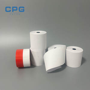 Rouleaux thermiques professionnels pour la documentation pharmaceutique 80x70mm 65gsm Impression claire Longue durée de conservation Rouleaux thermiques pour caisse enregistreuse - Product Image 1