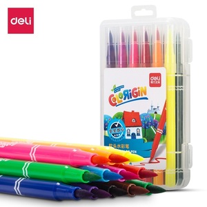 Deli Colorigin Soft Tip Watercolor Pens 24 Colors Washable For Children And Students Drawing Sketching - Product Image 2