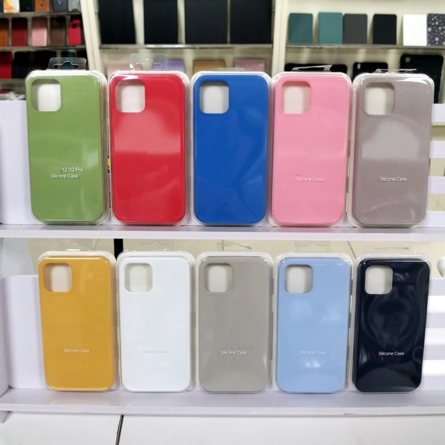 Hot Selling Liquid Silicone Phone Case for iPhone 15Pro Max 18 14 13 12 Soft Fundas Para Teléfonos for iPhone 17 Pro Max 17air