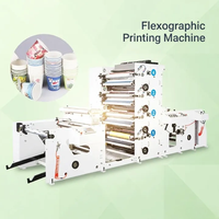 Presse d'impression flexographique entièrement automatique à alimentation par rouleaux, 4 ou 6 couleurs, type empilable, pour l'impression de carton ondulé