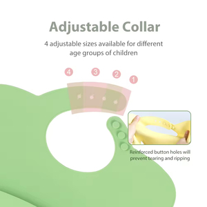 Baberos de silicona multifuncionales para bebés, venta al por mayor de fábrica, aptos para lavavajillas, baberos suaves de entrenamiento para niños pequeños - Product Image 6