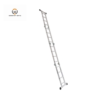 Échelle en aluminium multi-positions pliable et réglable, résistante à la corrosion, capacité de charge de 150 kg, longue durée de vie