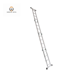 Scala in Alluminio Multiuso Pieghevole e Regolabile, Capacità 150KG, Resistente alla Corrosione, Lunga Durata - Product Image 3