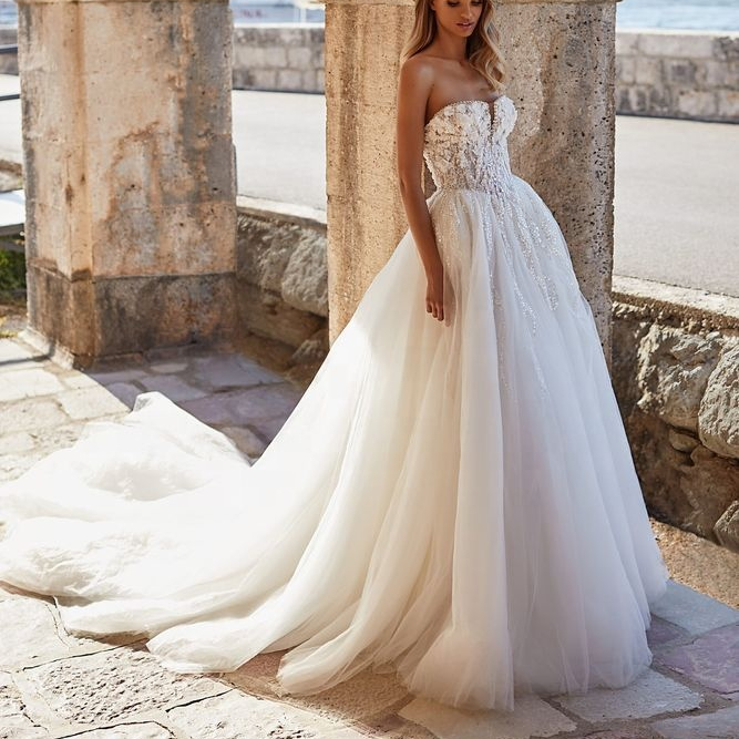 Shop Our 2023 Luxury Wedding Dresses - Beaded & Lace Gowns Shop Our 2023 Luxury Wedding Dresses - Beaded & Lace Gowns