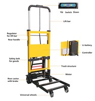 Chariot à plateforme électrique robuste en aluminium pour montée d'escalier, fabriqué en usine, outils OEM