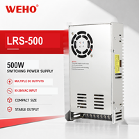 LRS-500-48 48V 10A 500W Catu Daya AC-DC dengan Sakelar Pemilih Tegangan untuk Modul Kontrol Otomasi Penggerak Motor