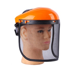 An toàn Mũ bảo hiểm Mũ lưới Visor Mũ bảo hiểm với khuôn mặt đầy đủ cho khai thác gỗ bàn chải cắt vườn Máy cắt cỏ bảo vệ mặt lá chắn - Product Image 5